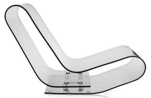 LCP Lounge Chair In Crystal by Kartell Furniture Chairs